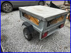 Erde 102 Trailer With Spare Wheel, Jockey Wheel And Cover. Good Condition