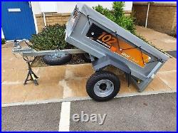 Erde 102 classic trailer with high frame and cover+spare wheel