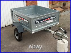 Erde 102 trailer, camping, compact tipping trailer with refurbished electrics Erde 102 trailer, camping, compact tipping trailer with refurbished electrics