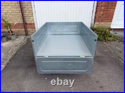 Erde 102 trailer, camping, compact tipping trailer with refurbished electrics Erde 102 trailer, camping, compact tipping trailer with refurbished electrics