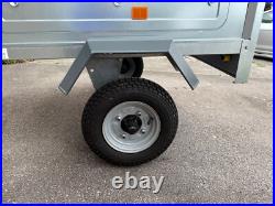 Erde 102 trailer, camping, compact tipping trailer with refurbished electrics Erde 102 trailer, camping, compact tipping trailer with refurbished electrics