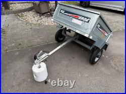 Erde 102 trailer, camping, compact tipping trailer with refurbished electrics Erde 102 trailer, camping, compact tipping trailer with refurbished electrics
