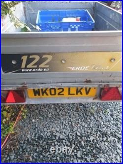 Erde 122 Classic Trailer Excellent Condition Collection Only Kent