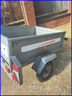 Erde 122 Galvanized Car Trailer Excellent Condition with Spare Wheel
