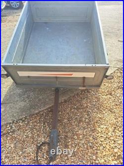 Erde 122 Galvanized Car Trailer Excellent Condition with Spare Wheel Erde 122 Galvanized Car Trailer Excellent Condition with Spare Wheel