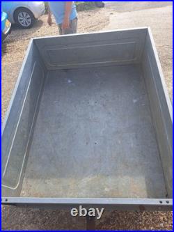 Erde 122 Galvanized Car Trailer Excellent Condition with Spare Wheel Erde 122 Galvanized Car Trailer Excellent Condition with Spare Wheel