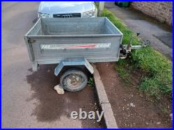 Erdé 122 Tipping Single Axle Trailer 400kg Load Capacity