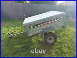 Erde 122 Tipping Trailer with new load cover