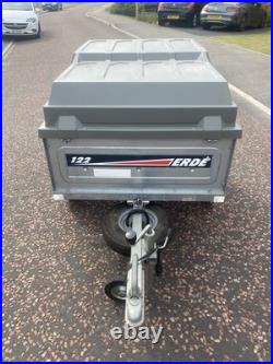 Erde 122 Trailer with Hard Cover