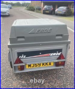 Erde 122 Trailer with Hard Cover