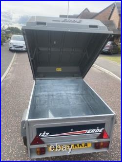 Erde 122 Trailer with Hard Cover