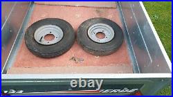 Erde 122 Trailer with lockable cover, tow bar lock and 2 brand new wheel