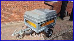Erde 122 Trailer with lockable hard cover and 3rd tyre/rim