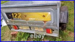 Erde 122 camping car trailer with high frame and cover