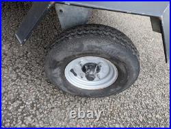 Erde 122 camping car trailer with high frame and cover + anti theft hitch lock Erde 122 camping car trailer with high frame and cover + anti theft hitch lock
