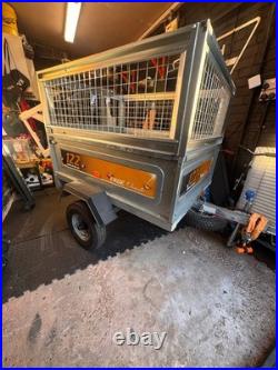 Erde 122 trailer High side + cover Spare wheel Jockey wheel