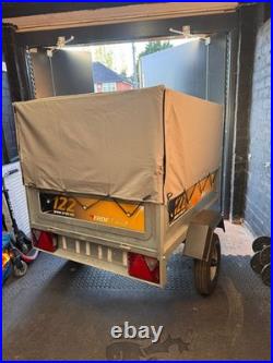 Erde 122 trailer High side + cover Spare wheel Jockey wheel