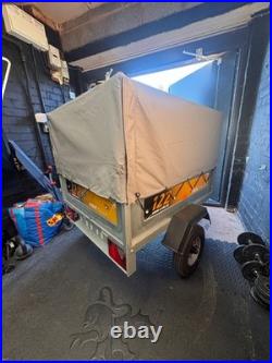Erde 122 trailer High side + cover Spare wheel Jockey wheel