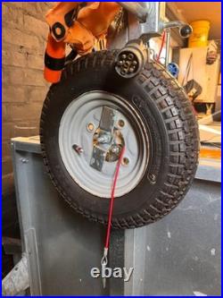 Erde 122 trailer High side + cover Spare wheel Jockey wheel