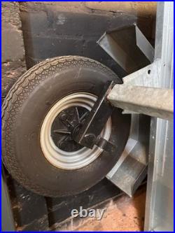 Erde 122 trailer High side + cover Spare wheel Jockey wheel