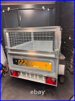 Erde 122 trailer High side + cover Spare wheel Jockey wheel