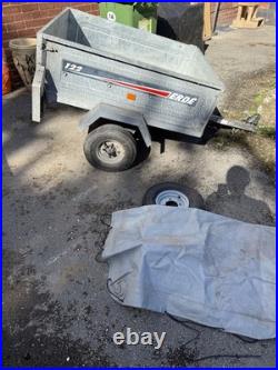 Erde 122 trailer with tipper. Used Erde 122 trailer with tipper. Used