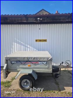 Erde 122 with Jockey wheel, spare wheel and cover