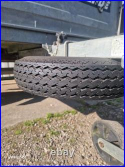 Erde 122 with Jockey wheel, spare wheel and cover