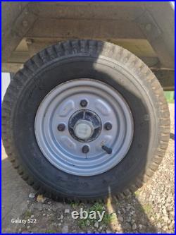 Erde 122 with Jockey wheel, spare wheel and cover