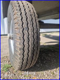 Erde 122 with Jockey wheel, spare wheel and cover