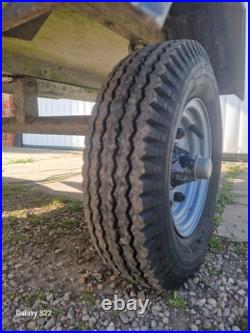 Erde 122 with Jockey wheel, spare wheel and cover