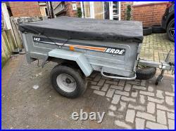 Erde 142 Trailer Excellent Condition With Spare Wheel and Side Mesh/Cover
