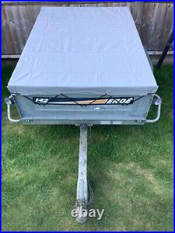 Erde 142 tipping / camping trailer 1.5m x 1.05m. Brand new cover