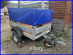 Erde 143 142 classic trailer with cover spare wheel extension jockey wheel, Camp