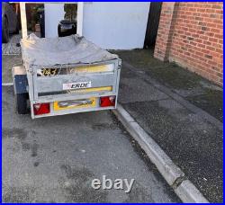 Erde 143 5x3 Trailer with Cover & ladder rack