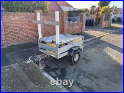 Erde 143 5x3 Trailer with Cover & ladder rack