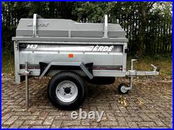 Erde 143 Trailer with Hardtop, Load Bars, Spare, Prop Wheel and Stands Erde 143 Trailer with Hardtop, Load Bars, Spare, Prop Wheel and Stands