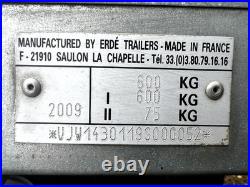 Erde 143 Trailer with Hardtop, Load Bars, Spare, Prop Wheel and Stands Erde 143 Trailer with Hardtop, Load Bars, Spare, Prop Wheel and Stands