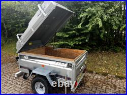 Erde 143 Trailer with Hardtop, Load Bars, Spare, Prop Wheel and Stands Erde 143 Trailer with Hardtop, Load Bars, Spare, Prop Wheel and Stands