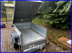 Erde 143 Trailer with Hardtop, Load Bars, Spare, Prop Wheel and Stands Erde 143 Trailer with Hardtop, Load Bars, Spare, Prop Wheel and Stands