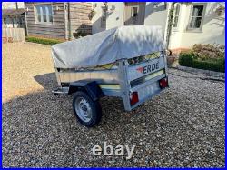 Erde 153 Trailer With Frame And Protective Cover