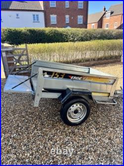 Erde 153 Trailer With Frame And Protective Cover