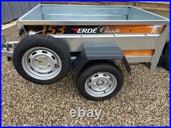 Erde 153 classic Tipping Trailer barely used in excellent condition