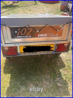 Erde/ Erdé 102 Classic Trailer, Comes With 1 Spare Wheel, Cover. Used Once, Vgc Erde/ Erdé 102 Classic Trailer, Comes With 1 Spare Wheel, Cover. Used Once, Vgc