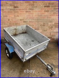 Erde Galvanised Utility Trailer Small Camping/Garden Trailer Needs TLC