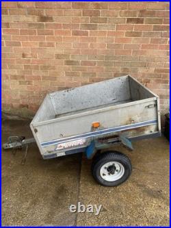 Erde Galvanised Utility Trailer Small Camping/Garden Trailer Needs TLC