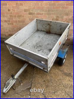 Erde Galvanised Utility Trailer Small Camping/Garden Trailer Needs TLC