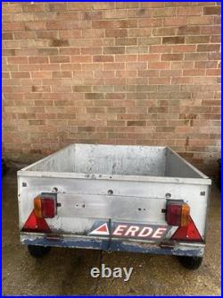 Erde Galvanised Utility Trailer Small Camping/Garden Trailer Needs TLC