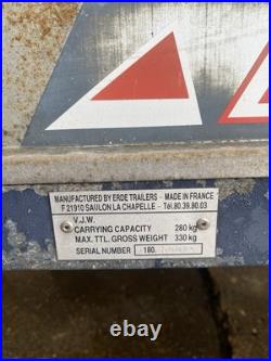 Erde Galvanised Utility Trailer Small Camping/Garden Trailer Needs TLC