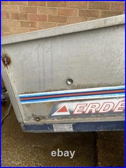 Erde Galvanised Utility Trailer Small Camping/Garden Trailer Needs TLC